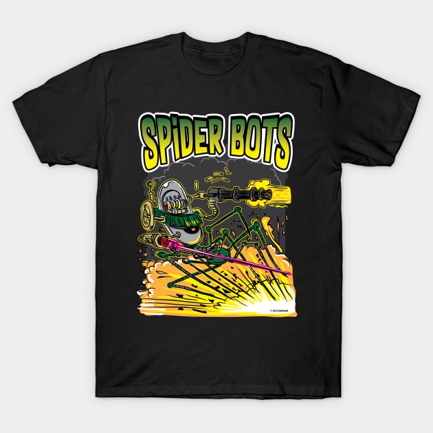 Spider Bots Attack T-Shirt by eShirtLabs